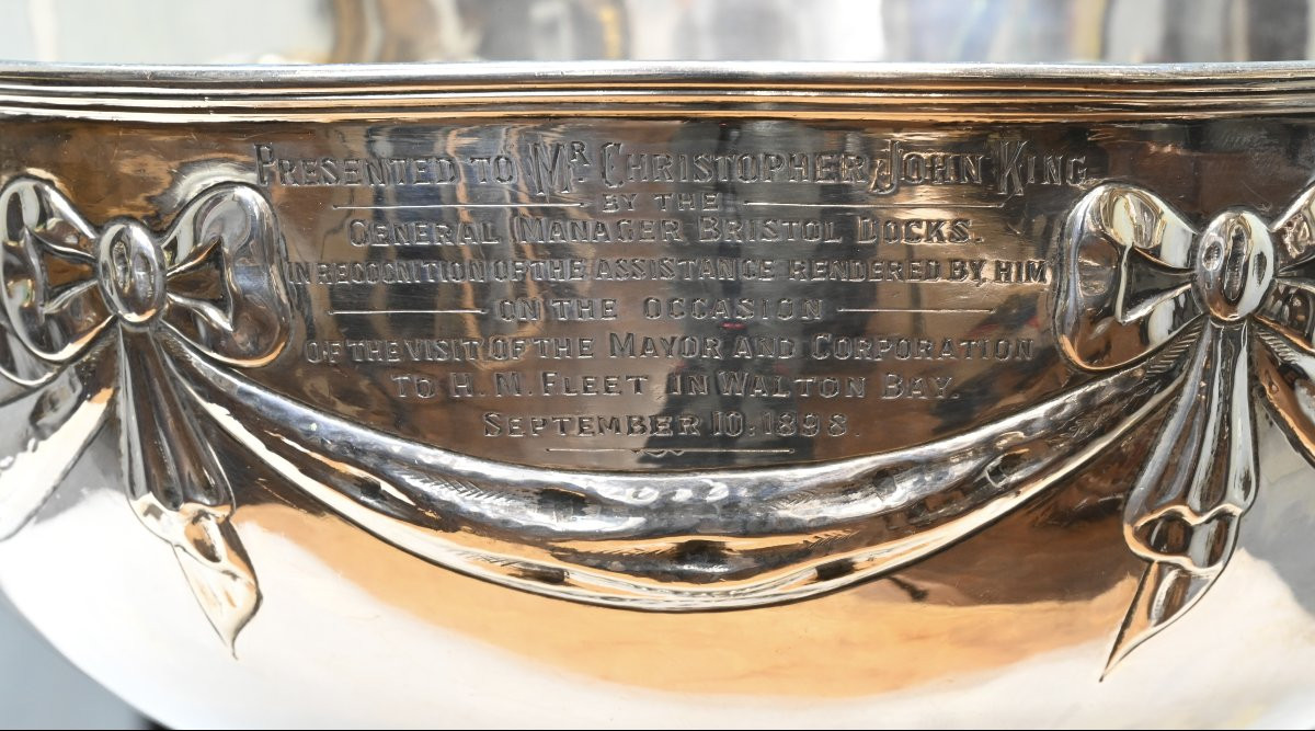 Alzata in Argento Sterling - Inghilterra 1889-photo-2